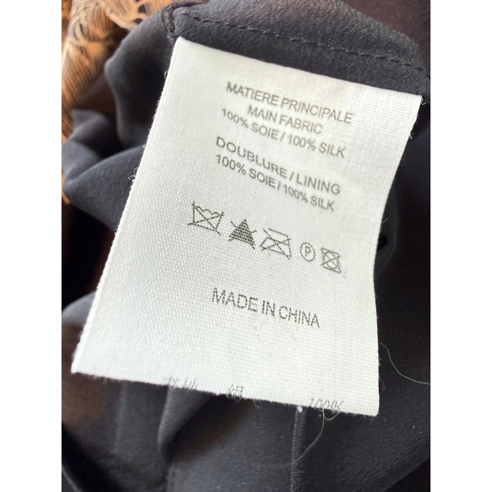 Designer Silk Vanessa Bruno dress S Old Money Quiet Luxury Cocktail Party NWOT - Picture 10 of 11
